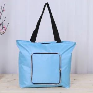 420D Foldable Tote Bag with Zip