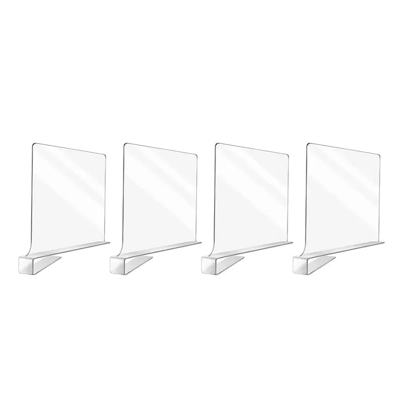 Acrylic Shelf Dividers for Closet Organization