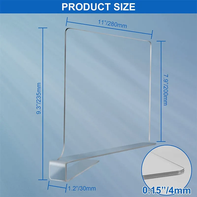 Acrylic Shelf Dividers for Closet Organization