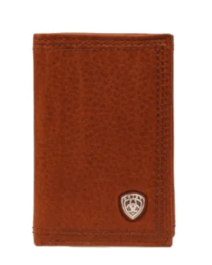 Ariat Mens Brown Work Performance Trifold Wallet A35122281