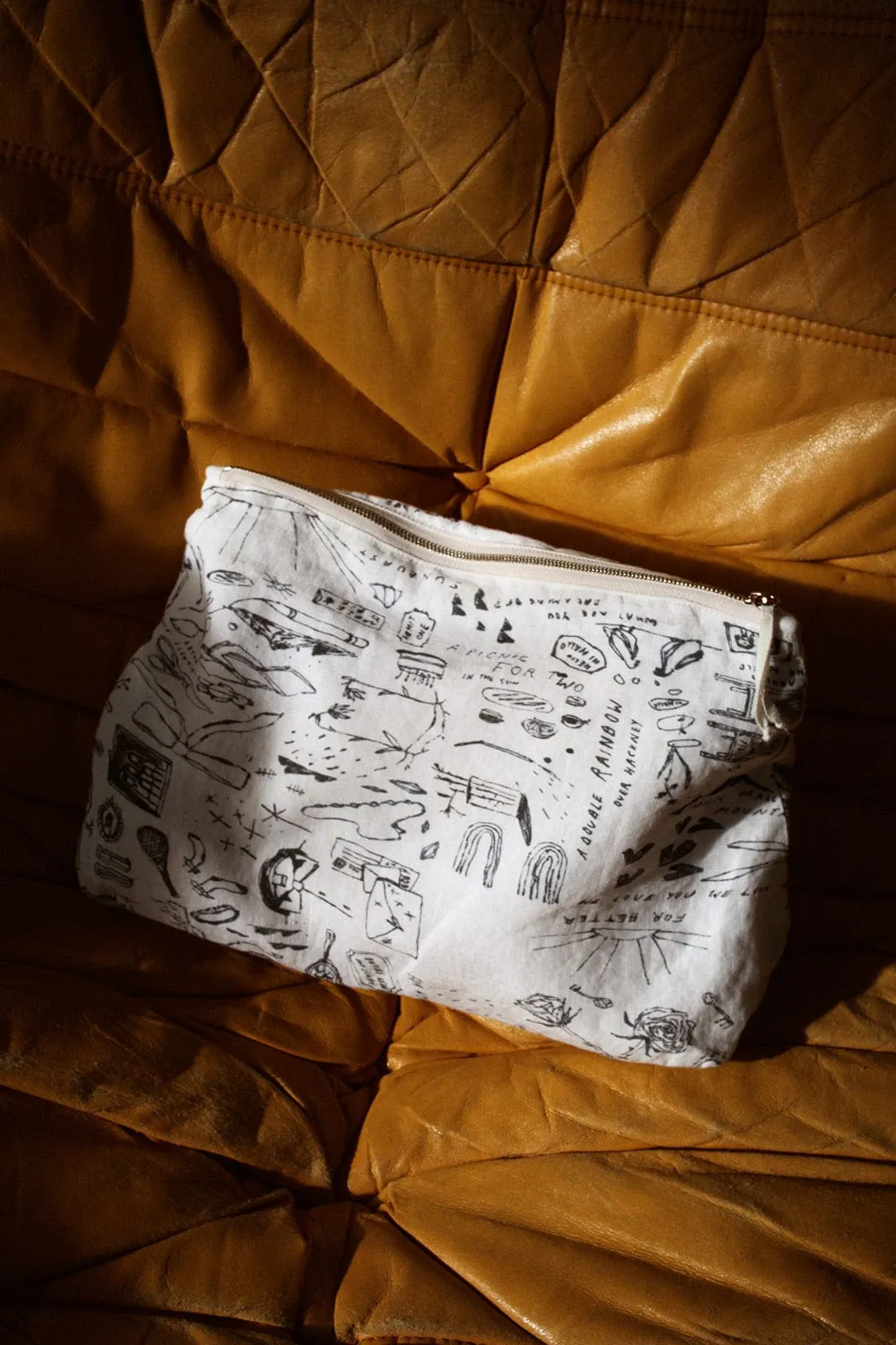 arkitaip x Lucy Mahon Printed Linen Pouch