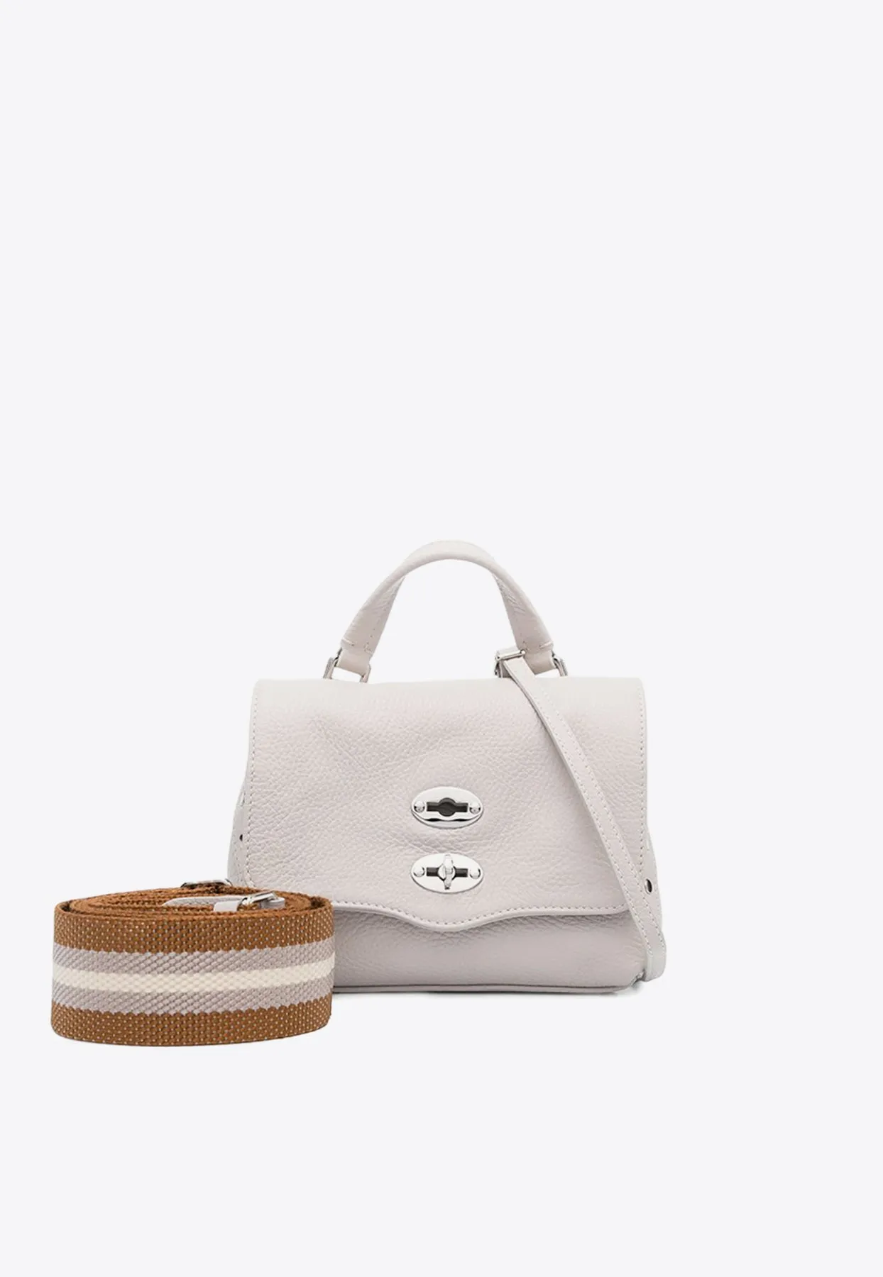 Baby Postina Leather Crossbody Bag