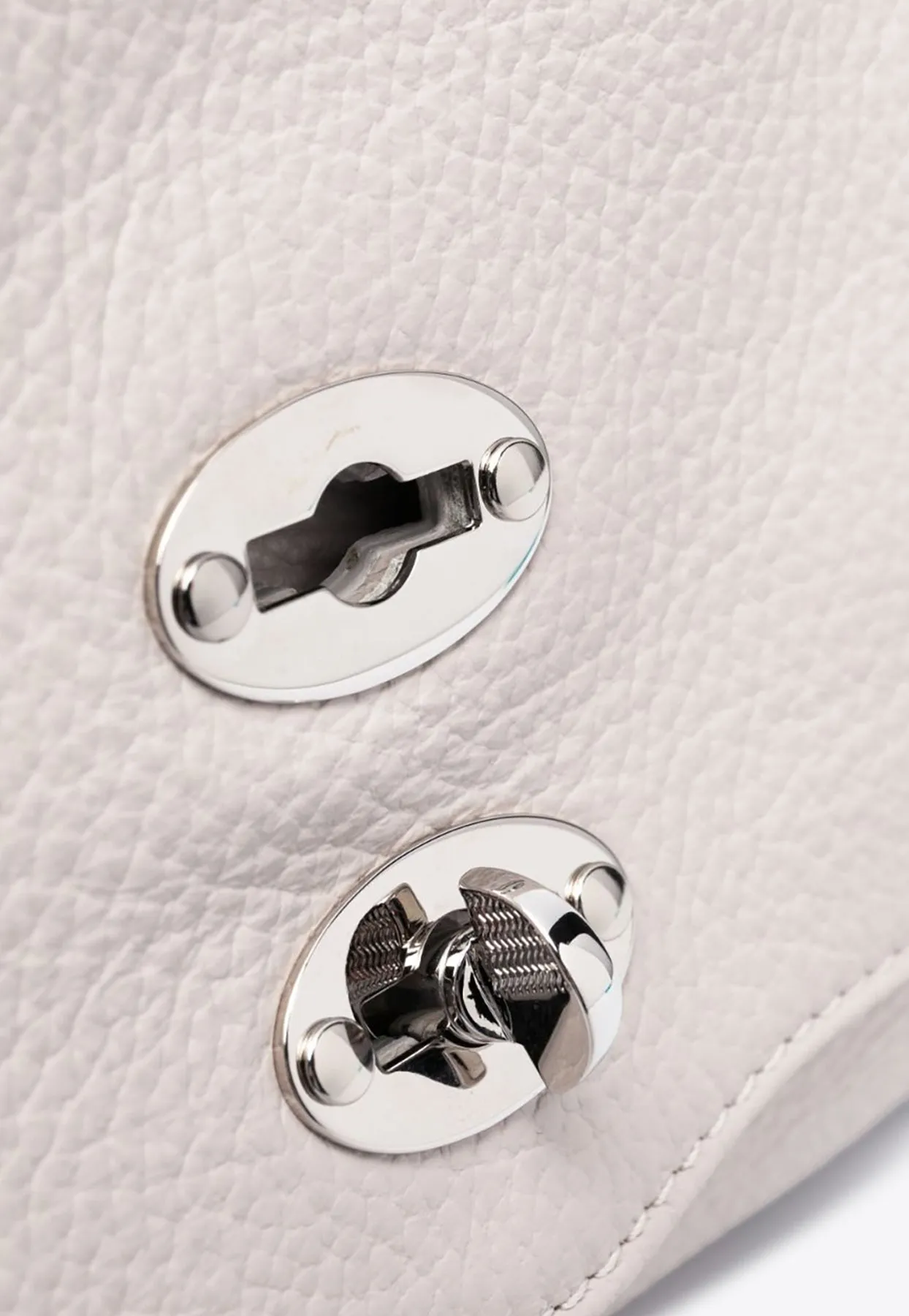 Baby Postina Leather Crossbody Bag