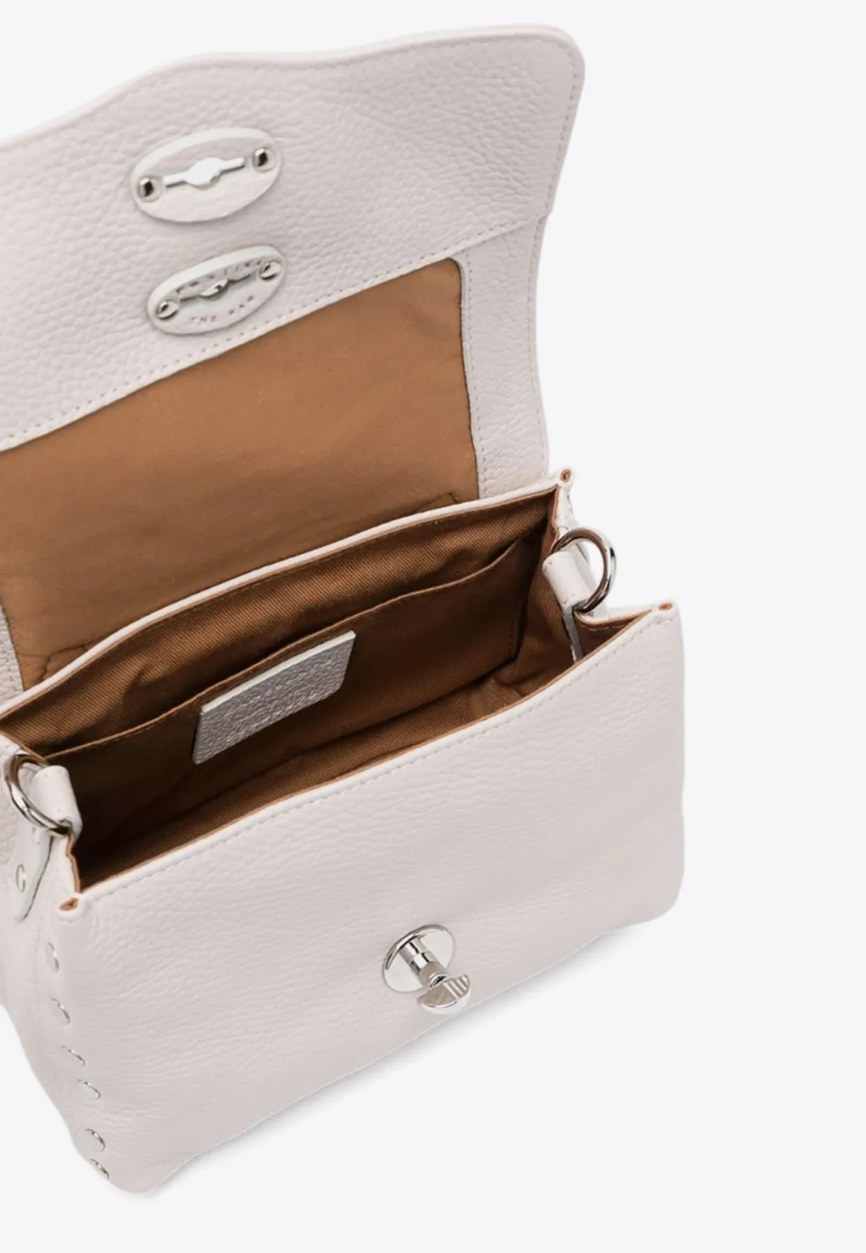 Baby Postina Leather Crossbody Bag