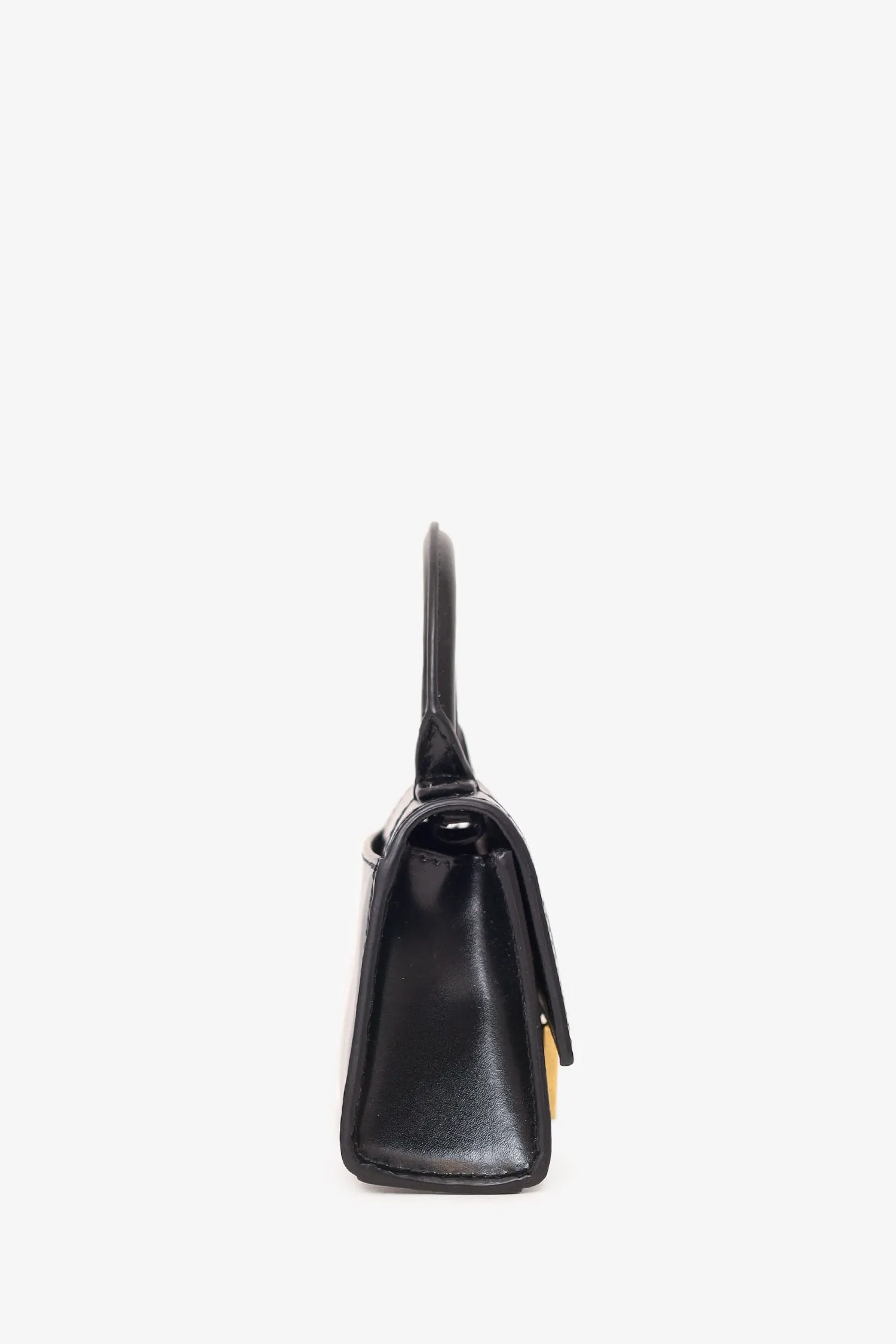Balenciaga Black Leather Hourglass Belt Bag