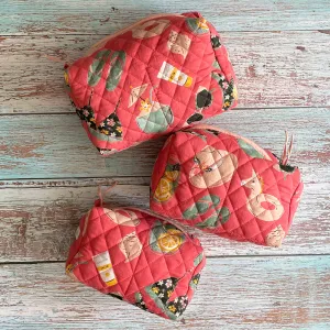 Beach Day Cosmetic Bag S/3