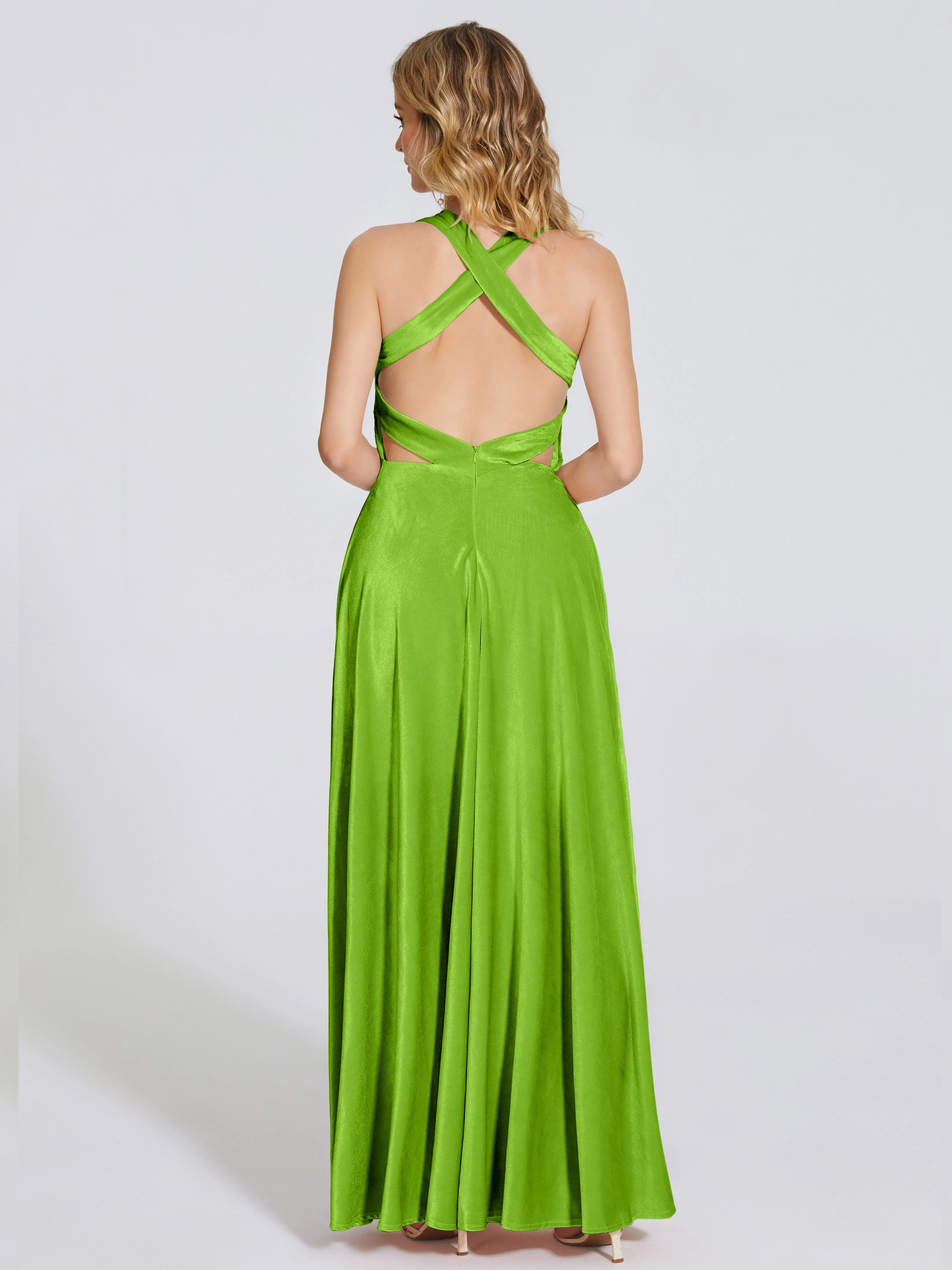 Brooklynn Gorgeous V-neck Velvet Bridesmaid Dresses