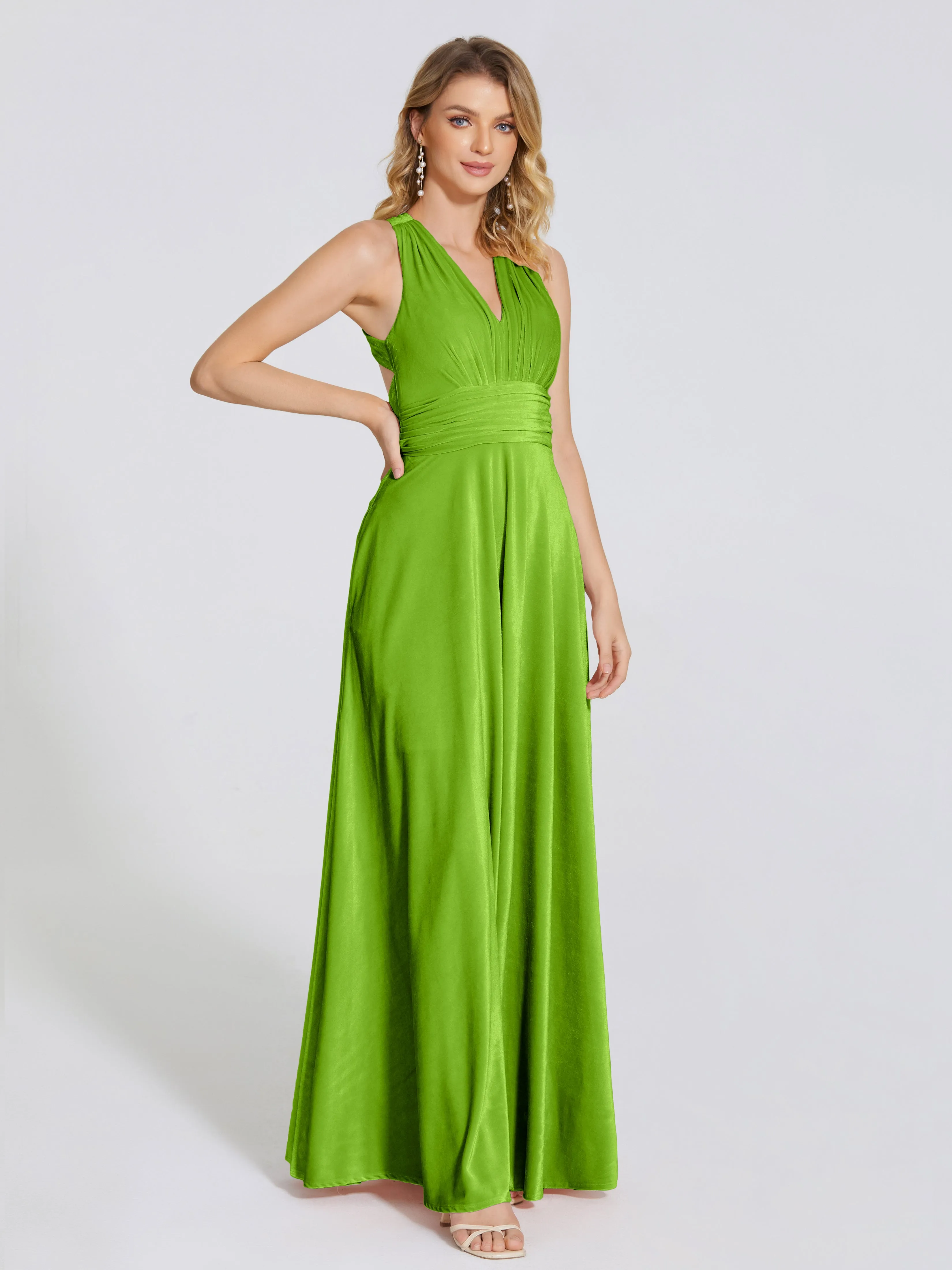 Brooklynn Gorgeous V-neck Velvet Bridesmaid Dresses