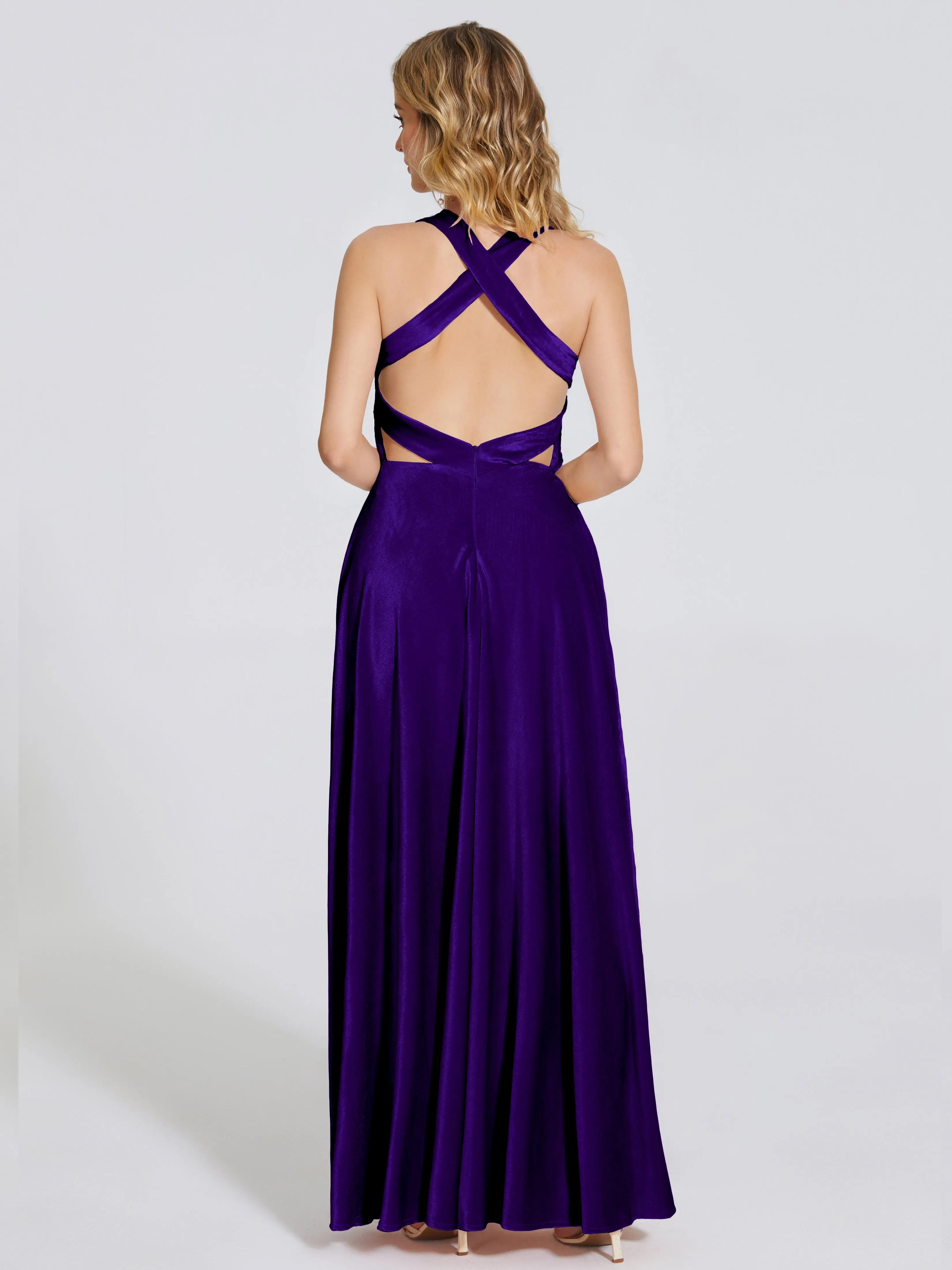 Brooklynn Gorgeous V-neck Velvet Bridesmaid Dresses