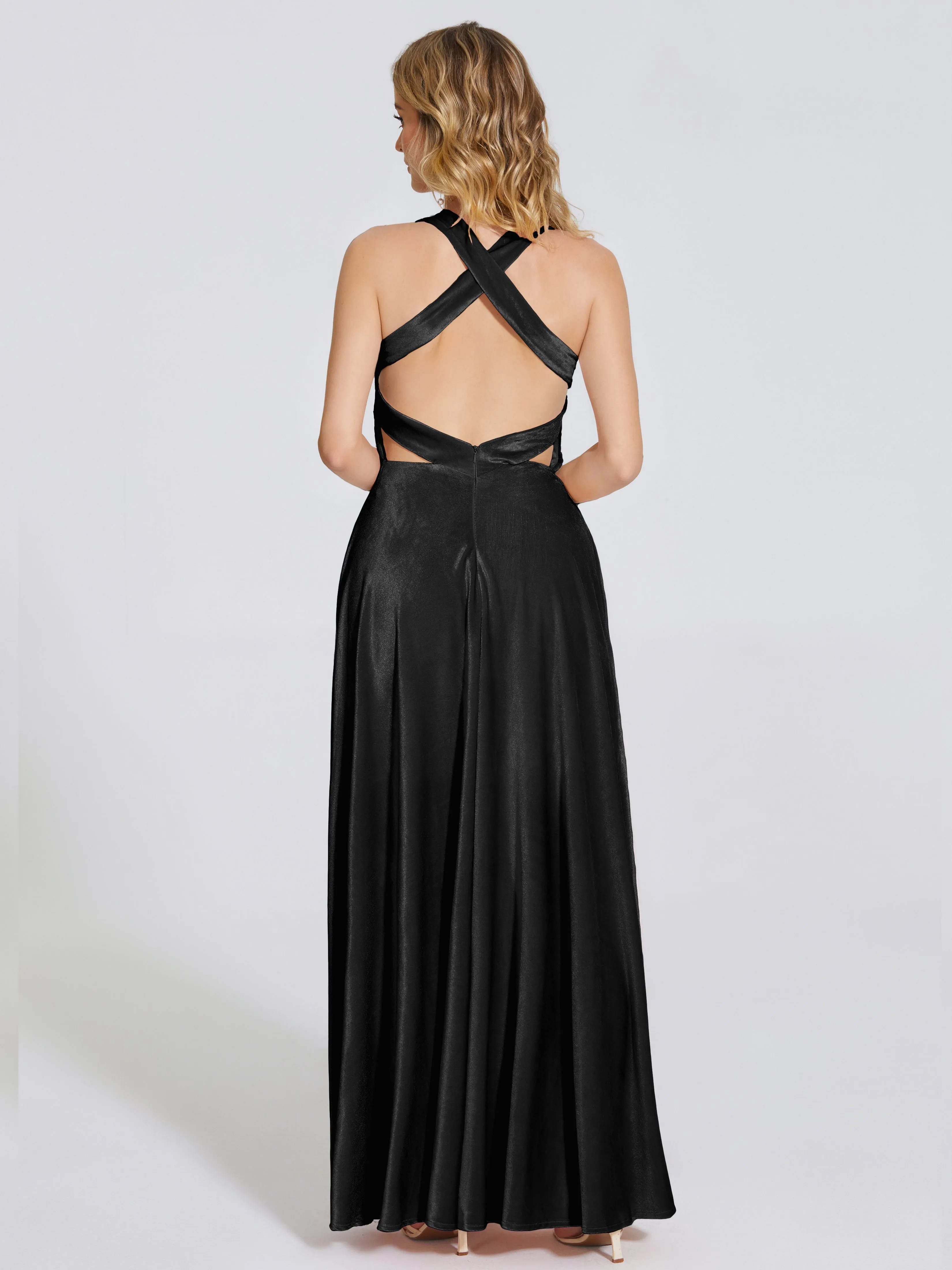Brooklynn Gorgeous V-neck Velvet Bridesmaid Dresses
