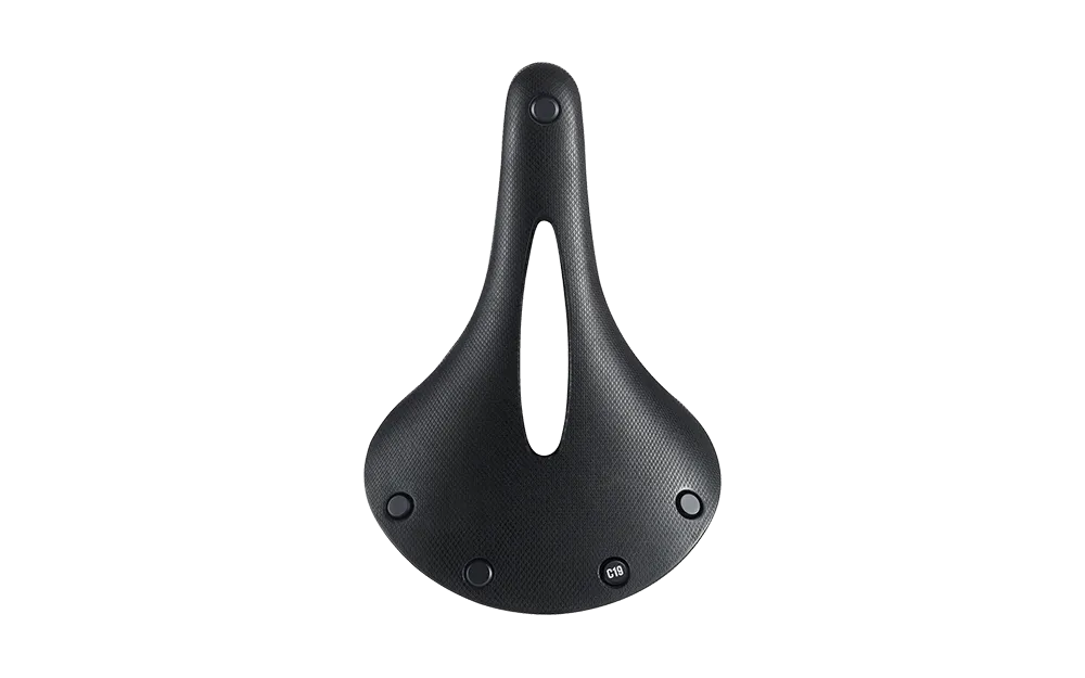 Brooks England C19 Carved Saddle - Black