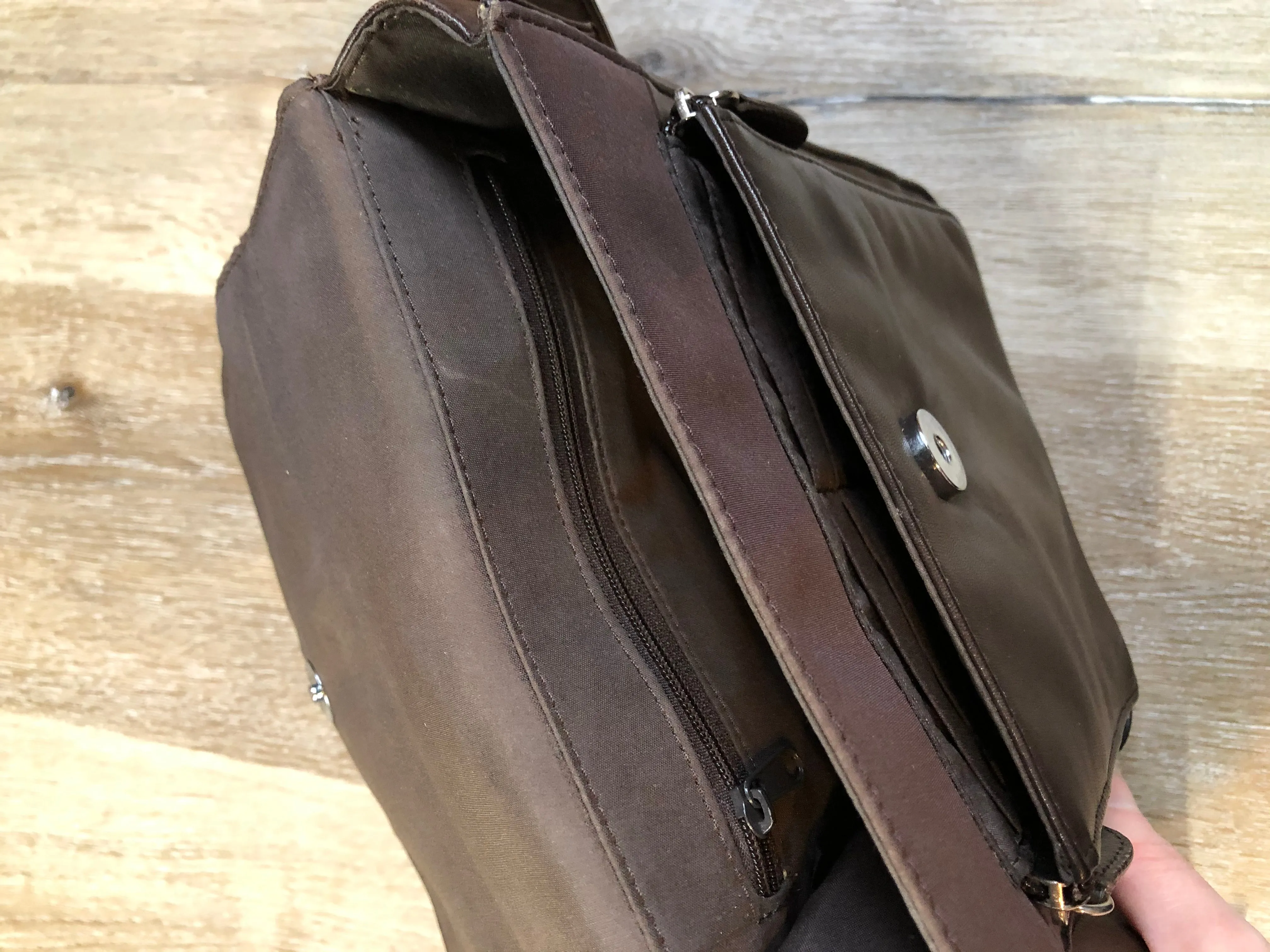 Brown Leather Crossbody Bag, SOLD