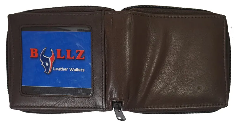 Bullz® RFID Zipper Mens Wallet TXB-RF5102