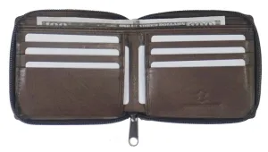 Bullz® RFID Zipper Mens Wallet TXB-RF5102