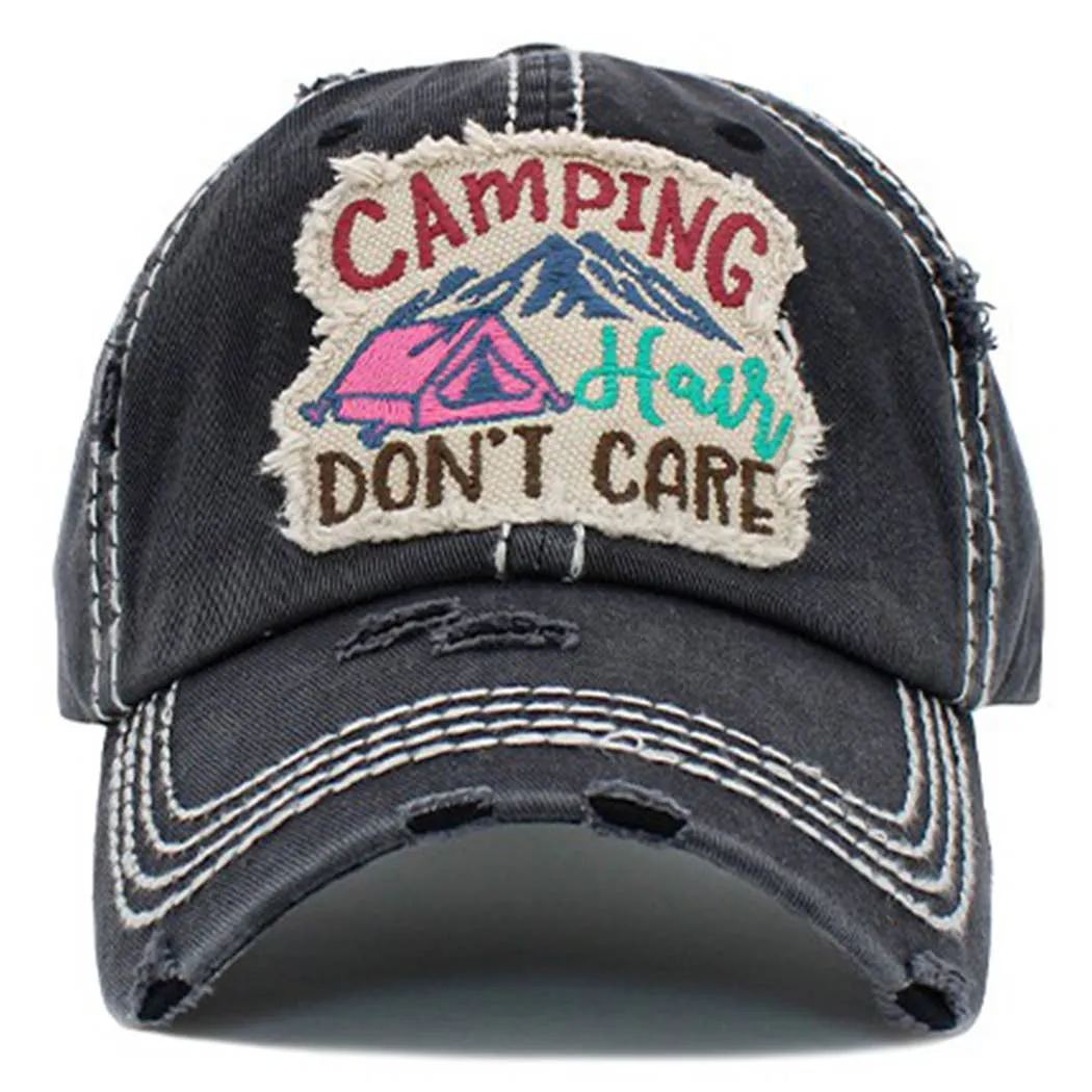 Camping Hair Don't Care Hat