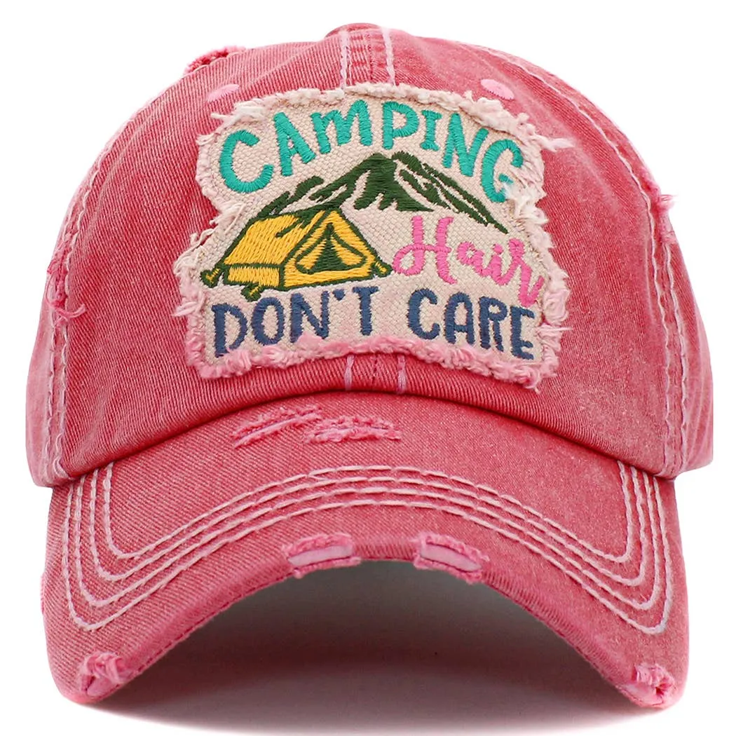 Camping Hair Don't Care Hat