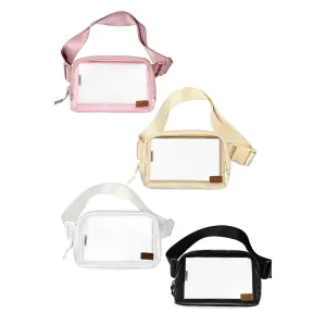 C.C Clear Stadium Belt Bag