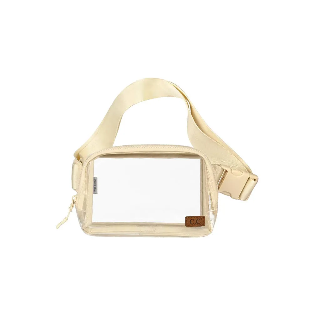 C.C Clear Stadium Belt Bag
