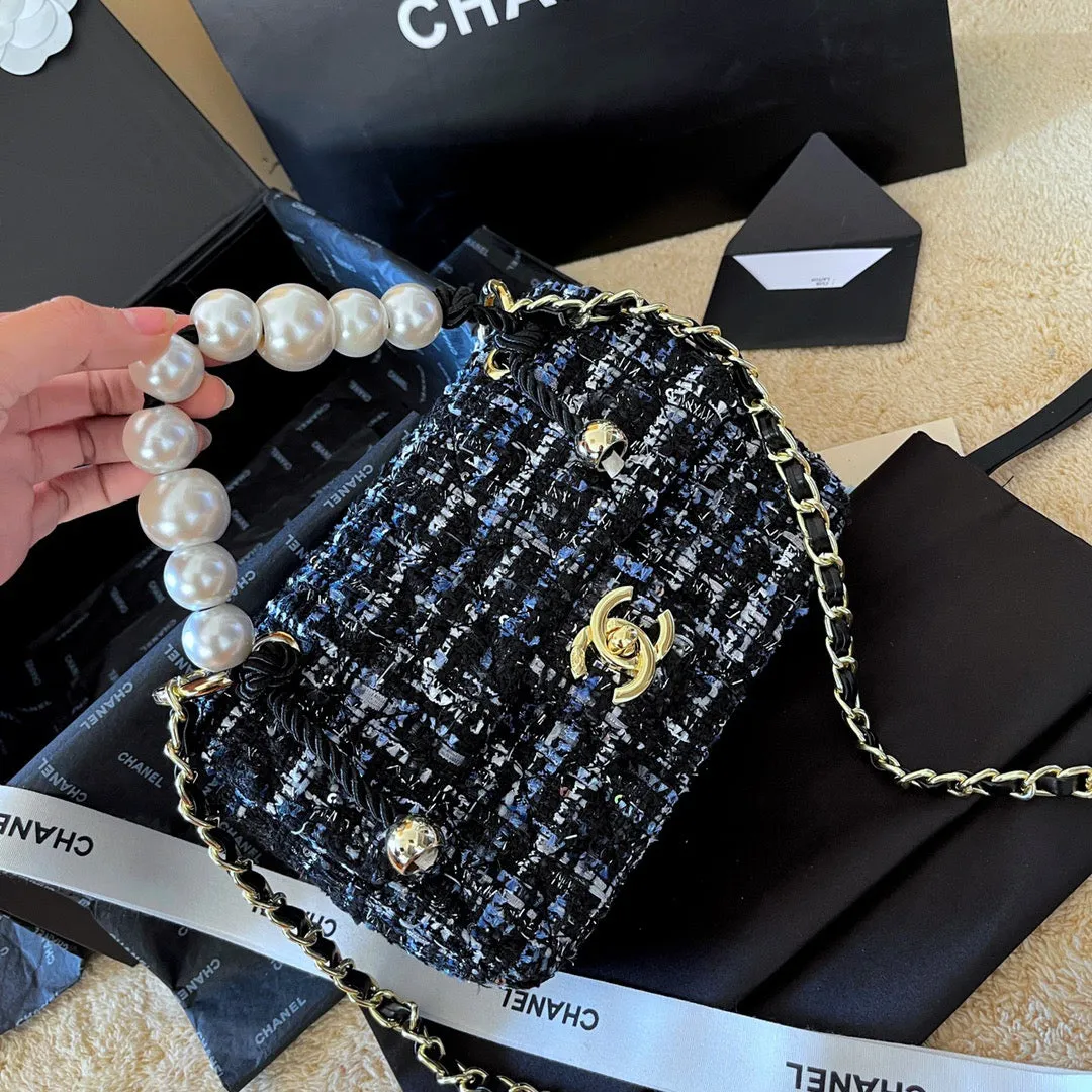 CC654 Small Pearl Handbag / 8.6x5.7x2.4inch