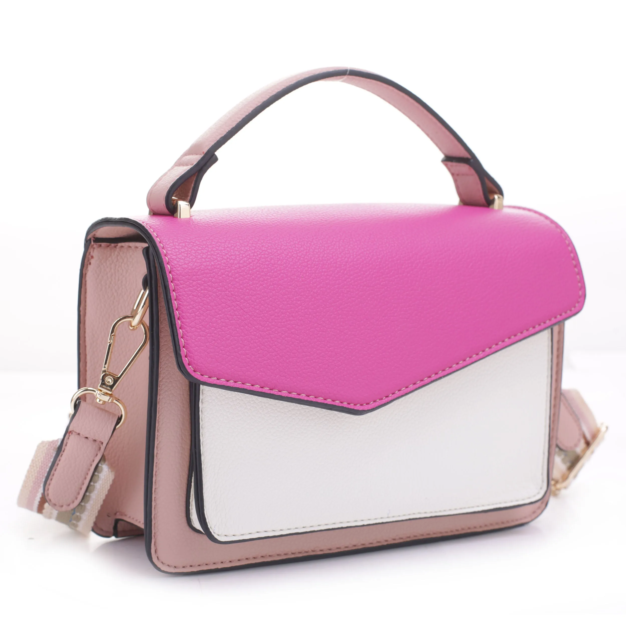 Celestin Top Handle Color Block Camera Bag