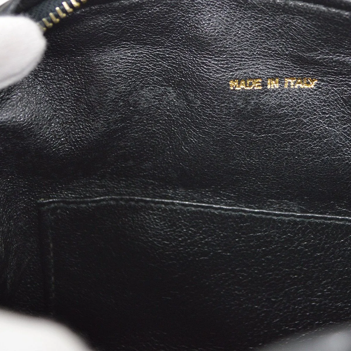 CHANEL 1994-1996 Black Satin Diamond Camera Bag Mini 82564