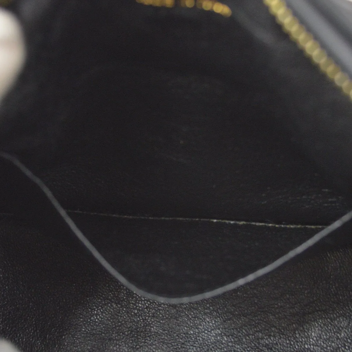 CHANEL 1994-1996 Black Satin Diamond Camera Bag Mini 82564
