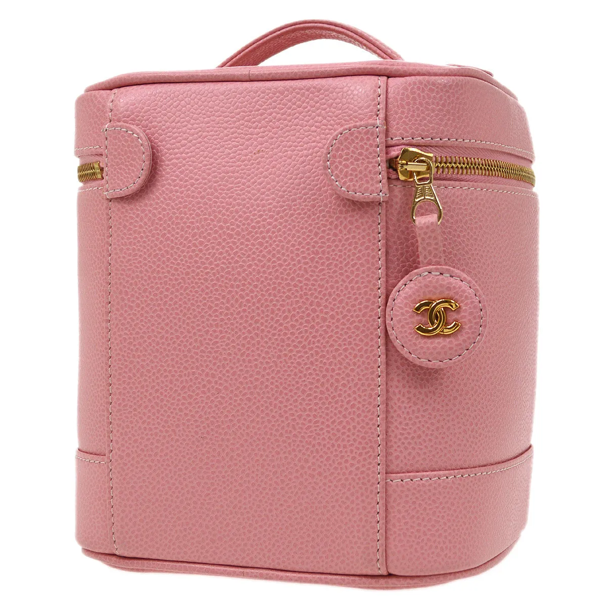 CHANEL 2004-2005 Pink Caviar Timeless Handbag 44192