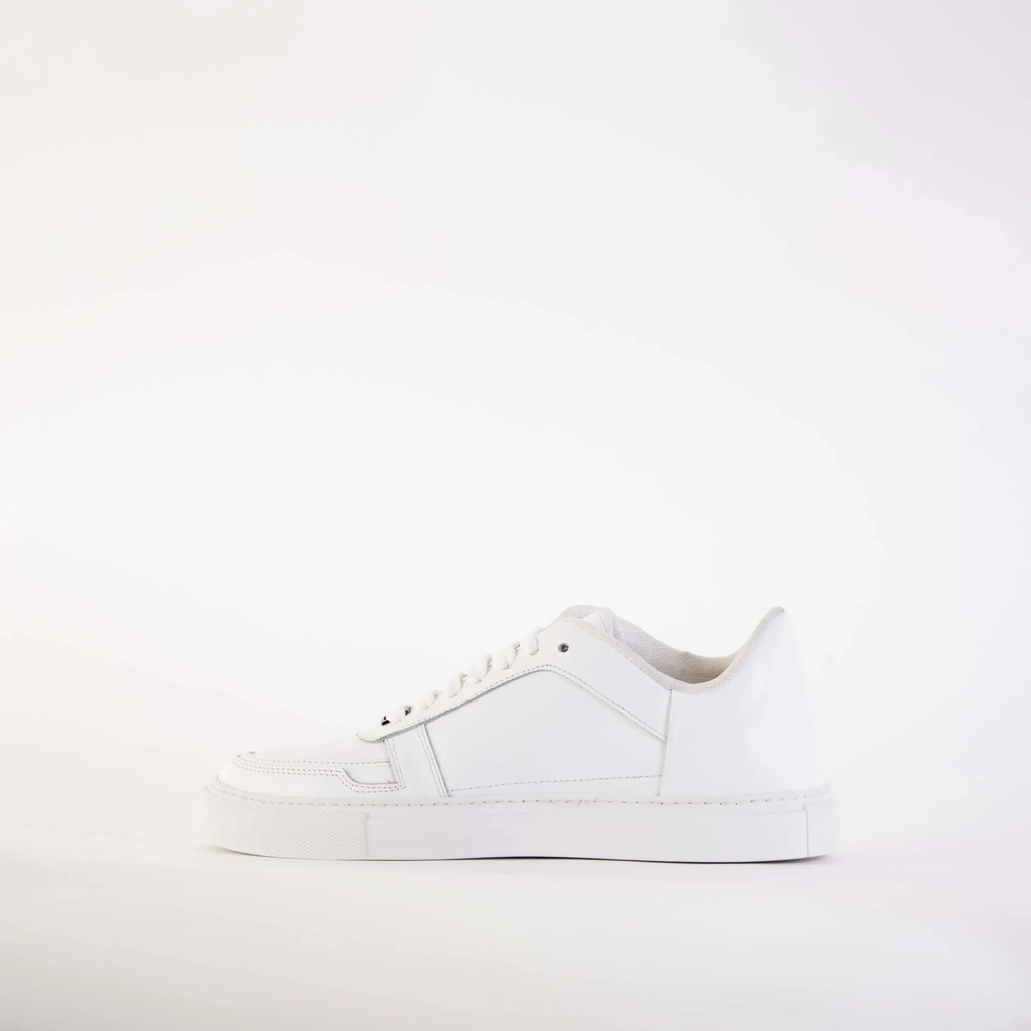 Chic White Suede Sneakers