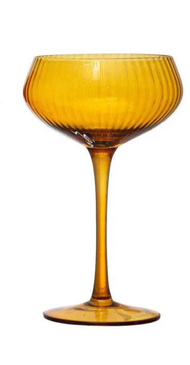 Colorful Coupe Glass