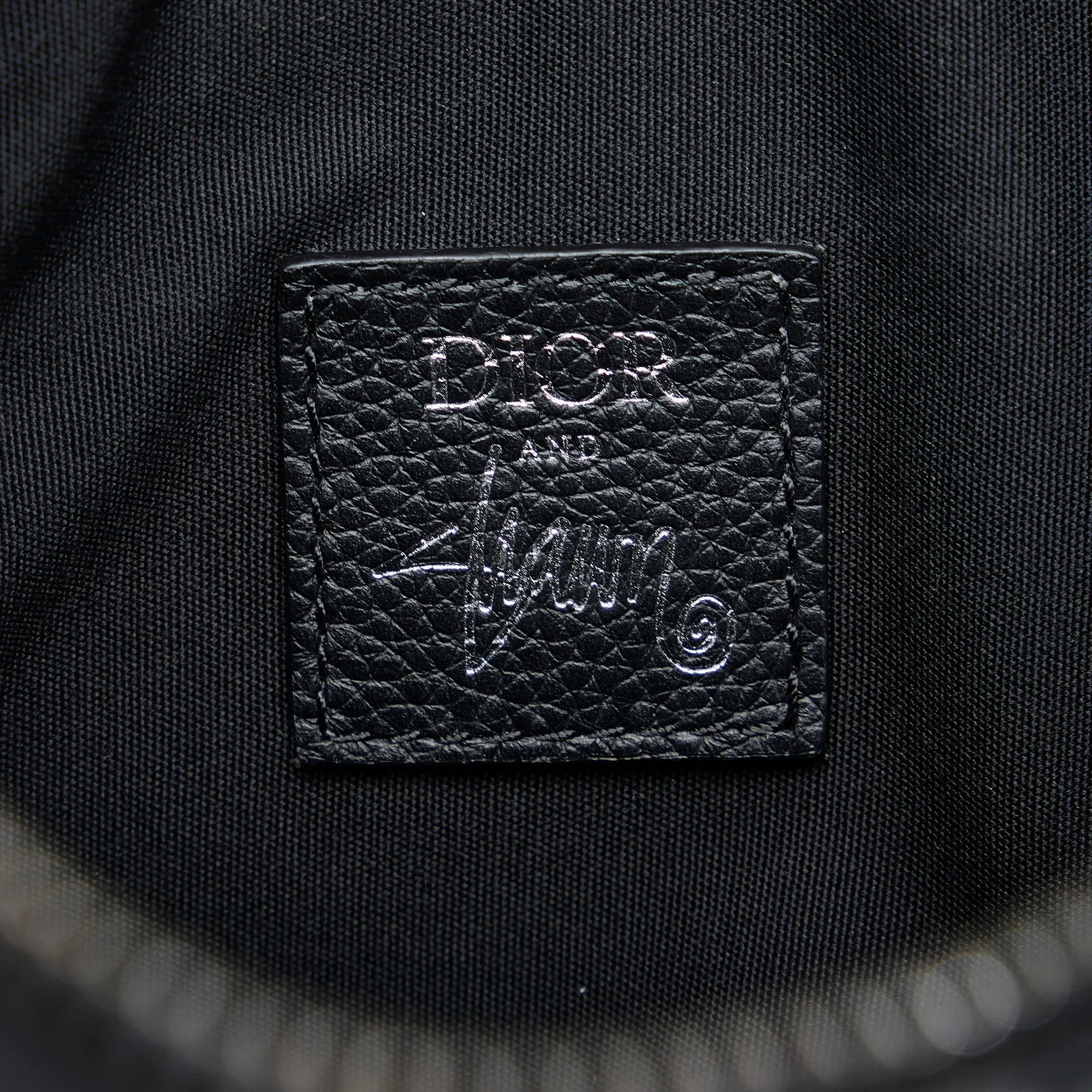 Dior X Stussy Saddle Bag Black Calfskin Limited Edition