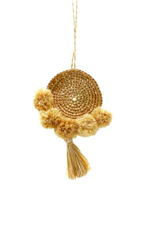 Dreamcatcher Multicolor Multiple Raffia Pompom/Tassel Charm Embellishment