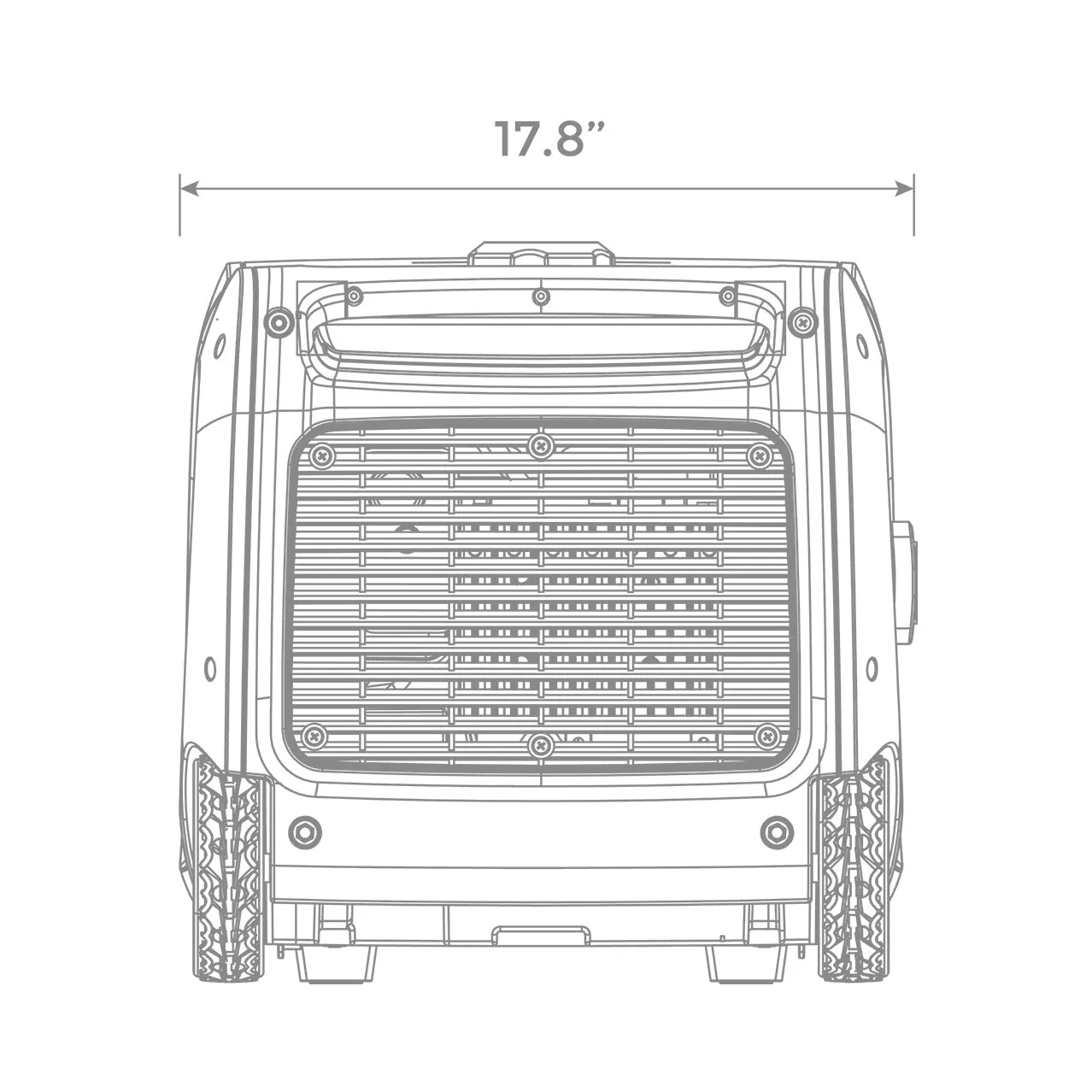 Dual Fuel Inverter Portable Generator 3200W Electric Start