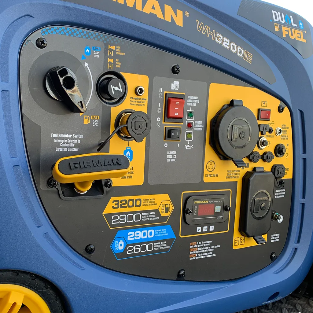 Dual Fuel Inverter Portable Generator 3200W Electric Start