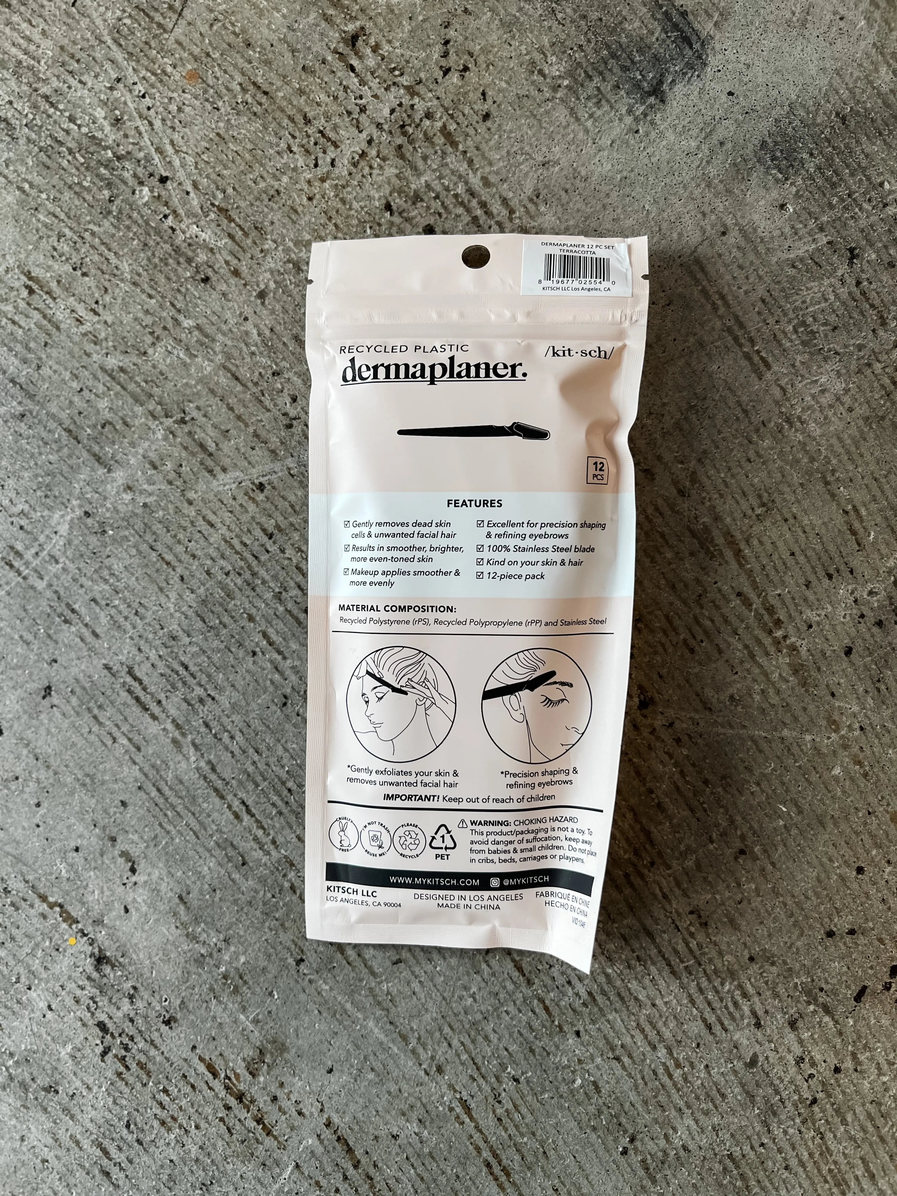 Eco-Friendly Dermaplaner 12 Pack - Terracotta