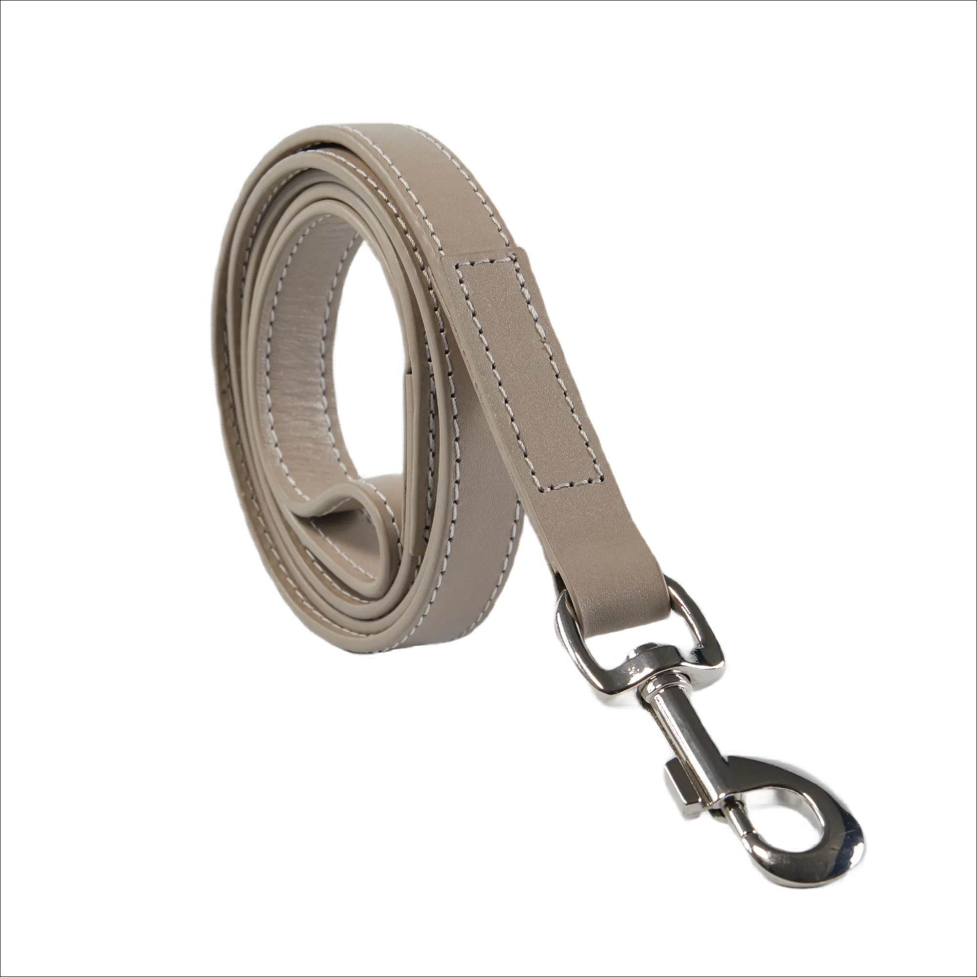 Eco Friendly Leather Dog Lead, Ash