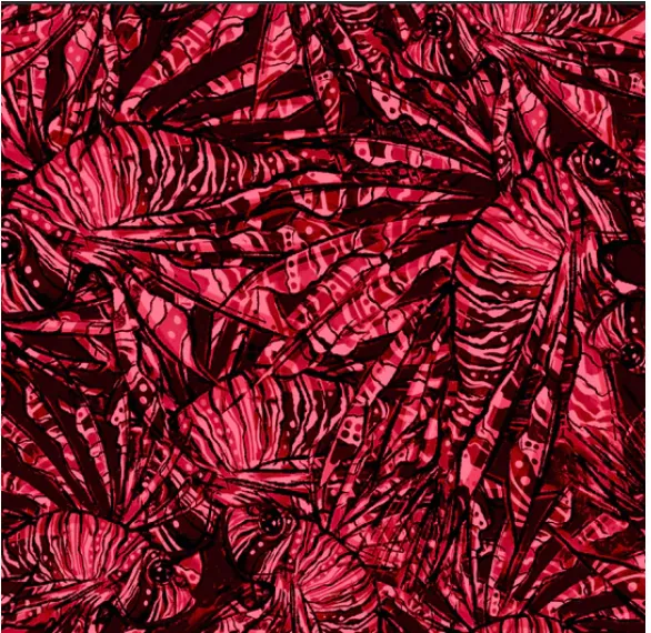 Eco-Friendly Lionfish Invasion Shorts