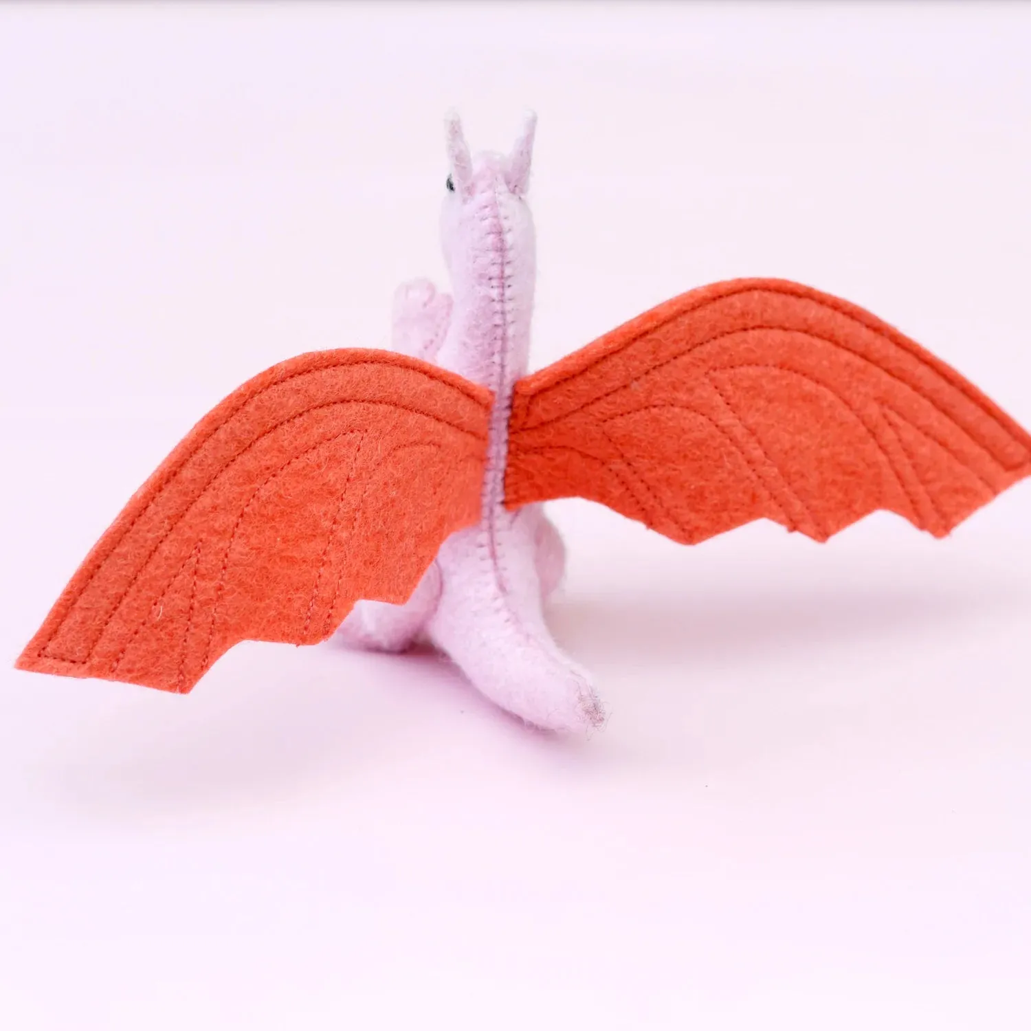 Felt Dragon Toy- Pink