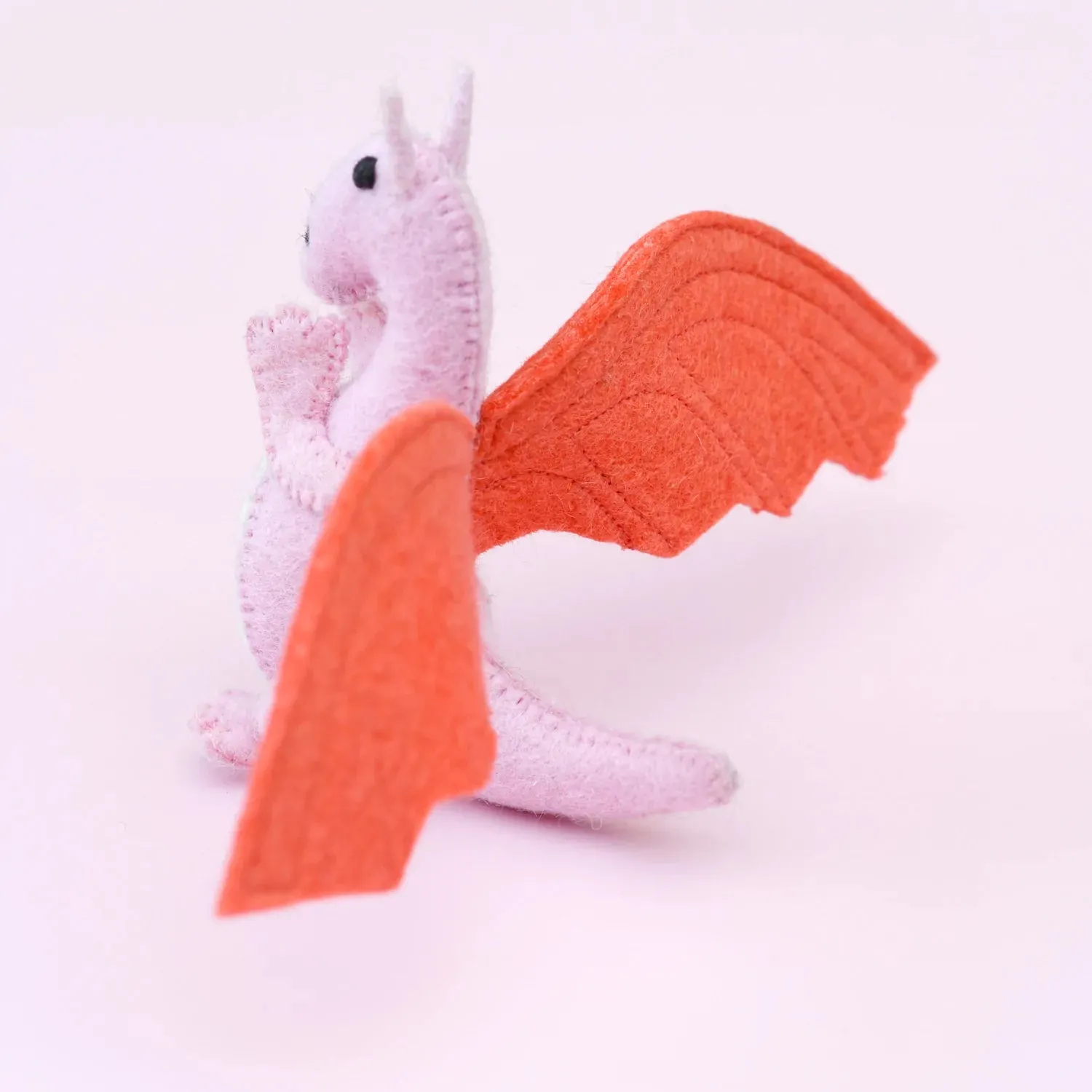 Felt Dragon Toy- Pink