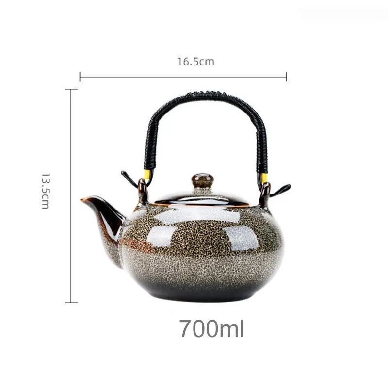 Glazed Ceramic 700ml Teapot
