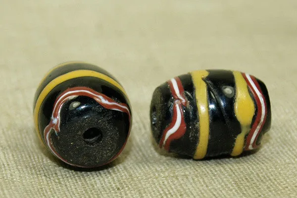 Gorgeous antique Venetian "Bumblebee" Bead