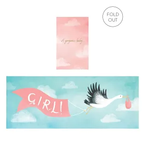 Gorgeous Baby Girl Expanding Card