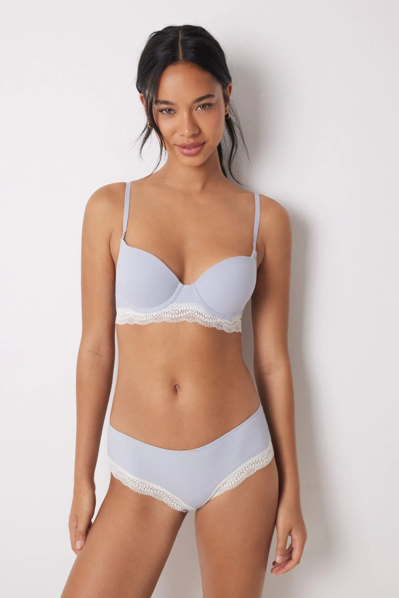 GORGEOUS Blue push-up bra