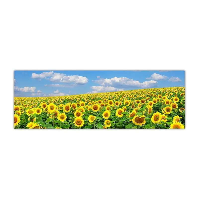 Gorgeous Sunflower Landscape Canvas Prints (50x150cm)
