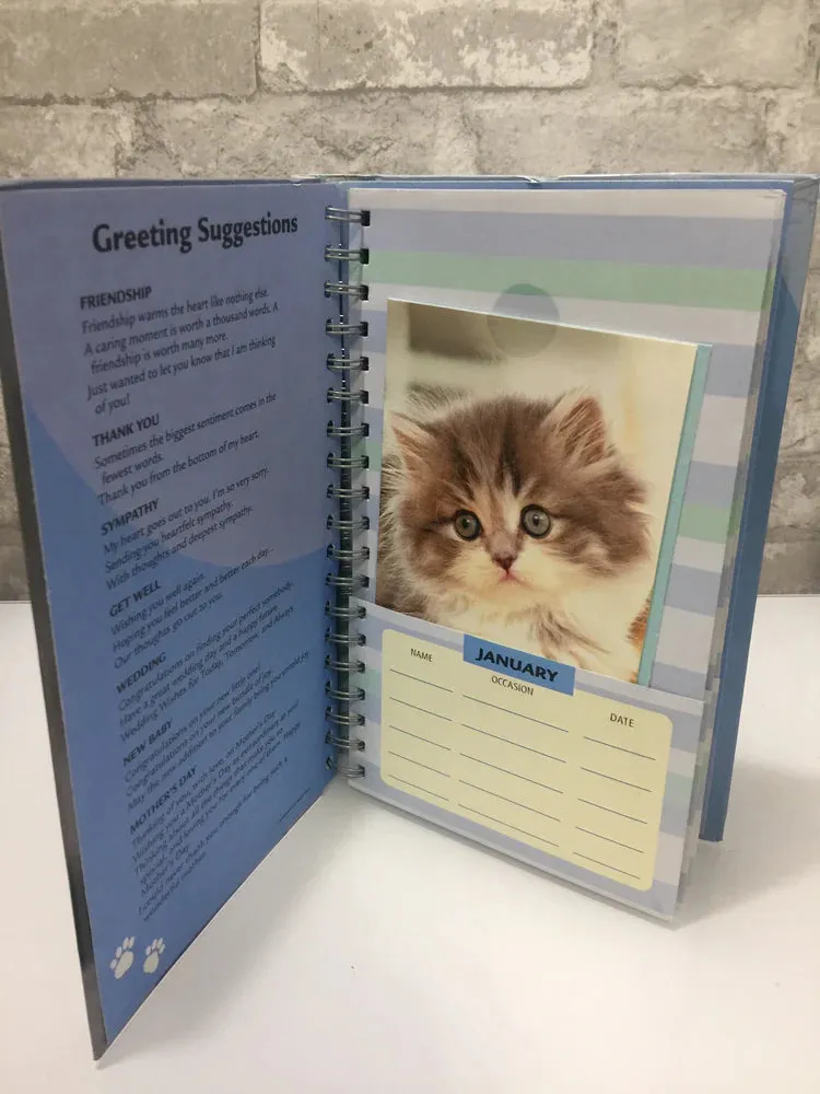 Greeting Card Organizer - Kittens - NEW