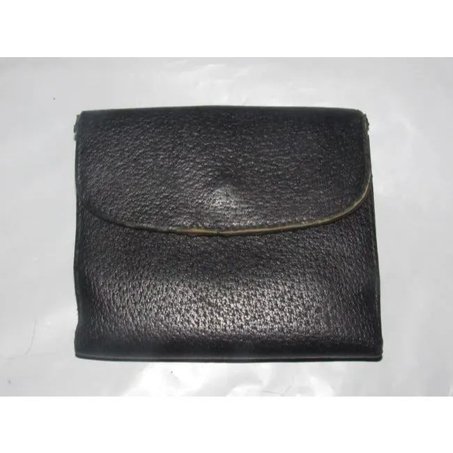 Gucci Black Textured Leather Vintage Wallet