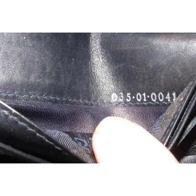 Gucci Blue Small G Logo Print Coated Canvas And Navy Leather With Chrome Accents Vintage Collection