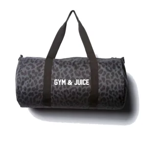 GYM & JUICE [DAY TRIPPER DUFFEL BAG // BLACK CHEETAH]