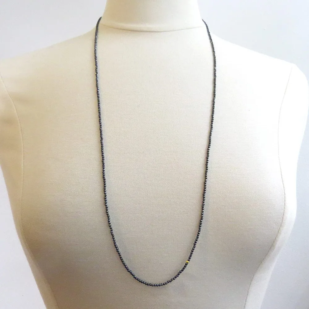 Hematite Wrap Bracelet & Necklace