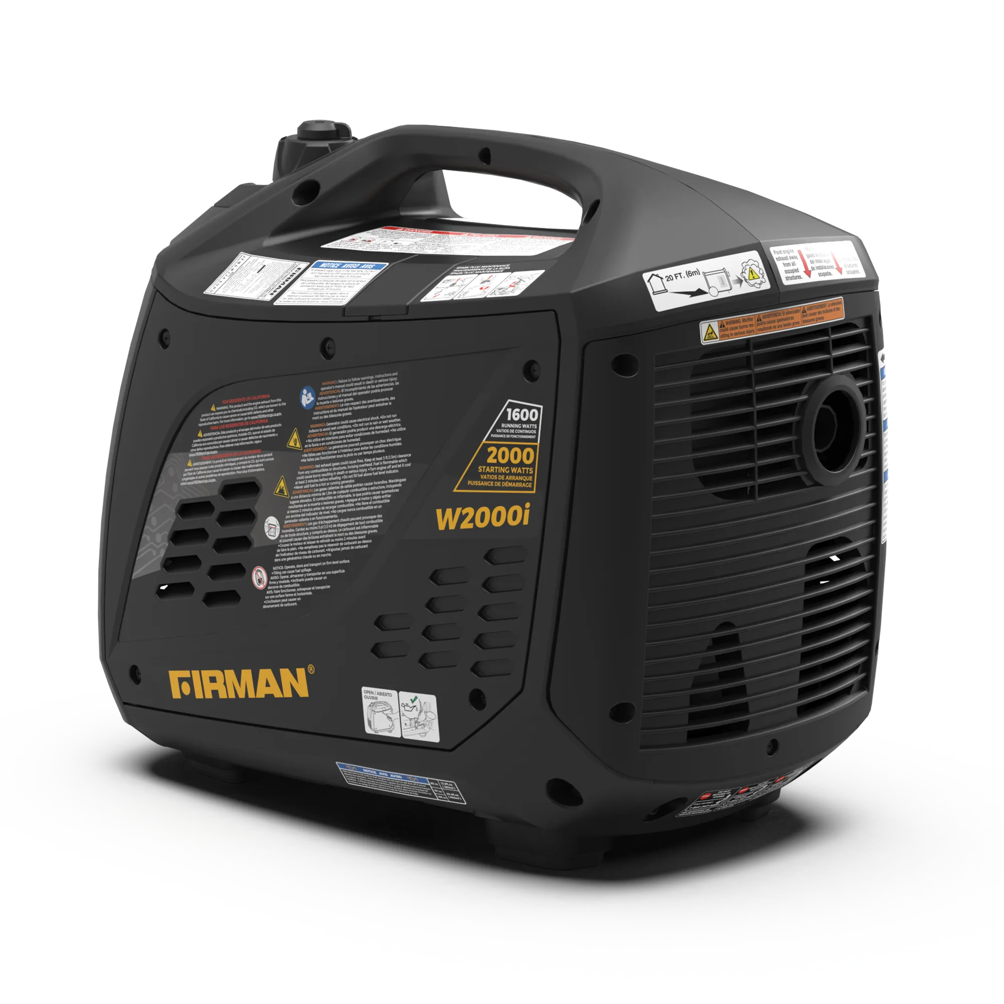 Inverter Portable Generator 2000/1600W Recoil Start