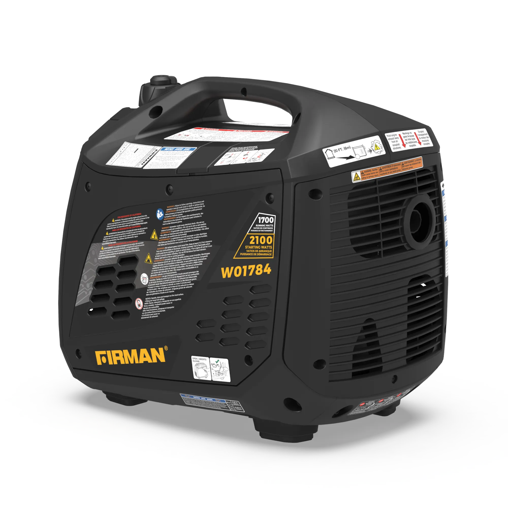 Inverter Portable Generator 2100W Recoil Start